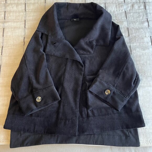 Ruti Black Corduroy Jacket | Size Large - Picture 2 of 11